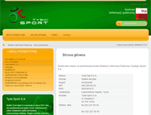 Tablet Screenshot of bip.tyski-sport.pl